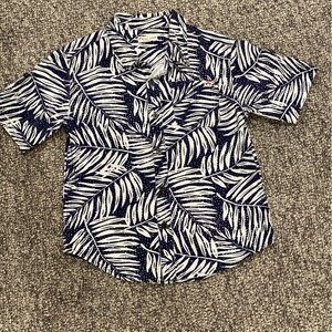 Appaman boys short sleeve 100% cotton button down shirt